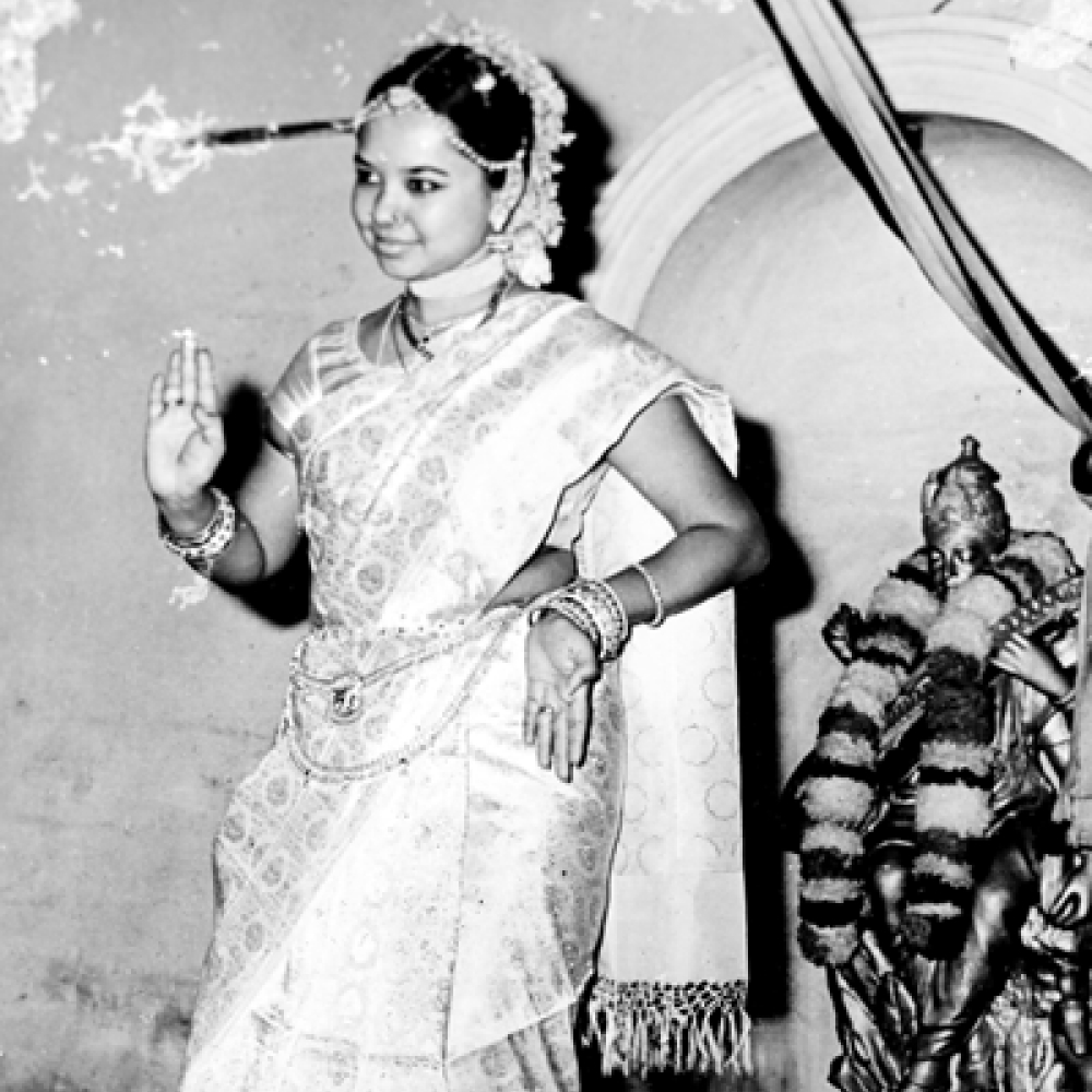 Mrs. C. Prema Kumar, performing a bhartanatayam varanam